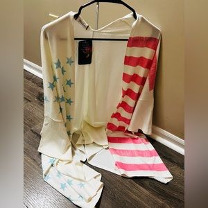 Oversized American Themed Top